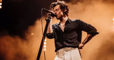 Harry Styles Shows Off His Arm Tattoo During His Live On Tour