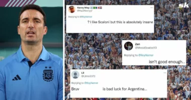 Argentina fans have reacted strongly to Lionel Scaloni