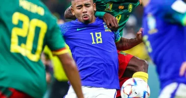 Brazil and Arsenal striker Gabriel Jesus will reportedly be out injury for up to three months