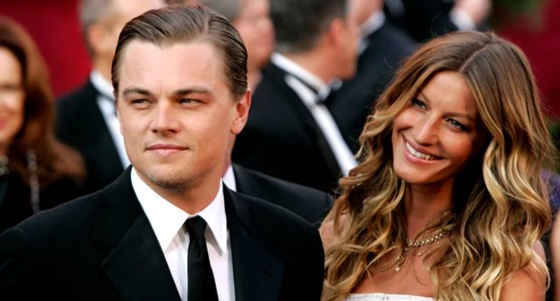 Leonardo DiCaprio and Gisele Bundchen at the Academy Awards
