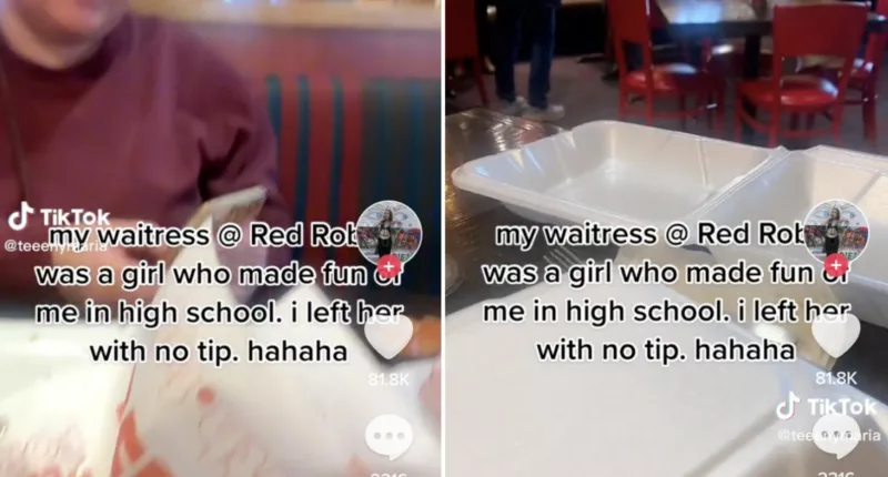 High school bully ends up being victim's waitress