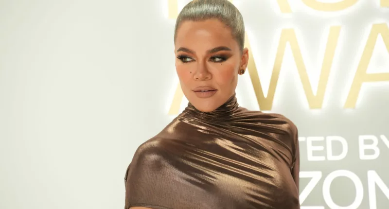 Khloé Kardashian late on stage after behind the scenes 'disaster' at PCAs