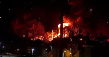Large fire breaks out in Champaign