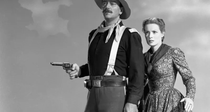 John Wayne as Lieutenant Colonel Kirby Yorke and Maureen O