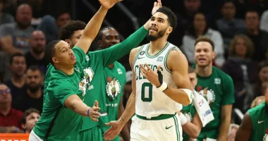 Jayson Tatum was in a league of his own as the Celtics thoroughly outclassed Phoenix 125-98