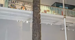 The House of Ni'isjoohl Memorial Pole has been on display at the National Museum of Scotland since 1930