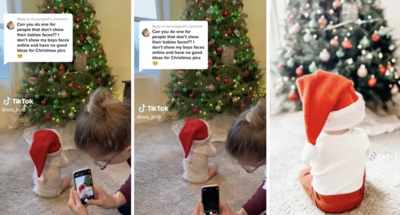 Photographer's 'faceless' Christmas photos can help protect little ones online