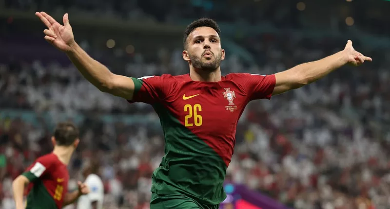 Goncalo Ramos netted a stunning hat-trick in Portugal's 6-1 thrashing over Switzerland in their World Cup last-16 clash