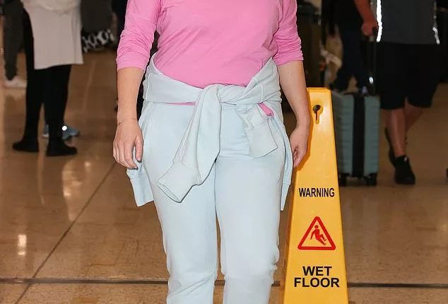 Rebel Wilson arrives in Australia for the first time since welcoming her first child