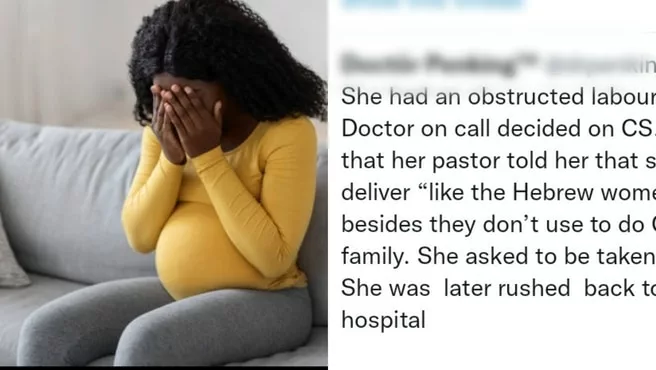 “Stop demonizing CS” – Doctor advises as lady loses womb and baby after refusing to be operated on due to religious beliefs