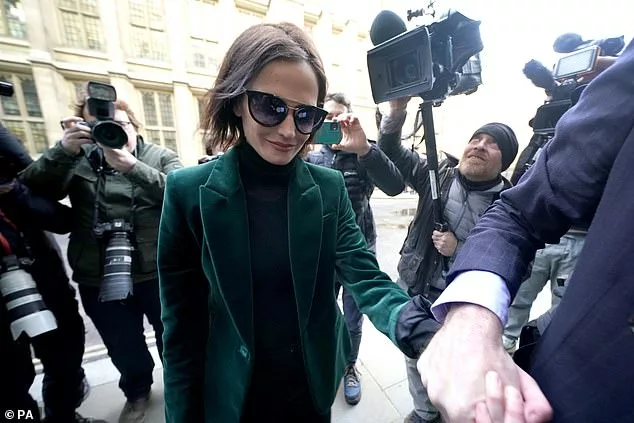 Eva Green arrives at the Rolls Building, London, for her High Court legal action over payment for a shuttered film project.