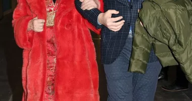 Gina Lollobrigida and personal assistant Andrea Piazzolla 'Domenica' TV show, Rome, Italy - 20 Jan 2019