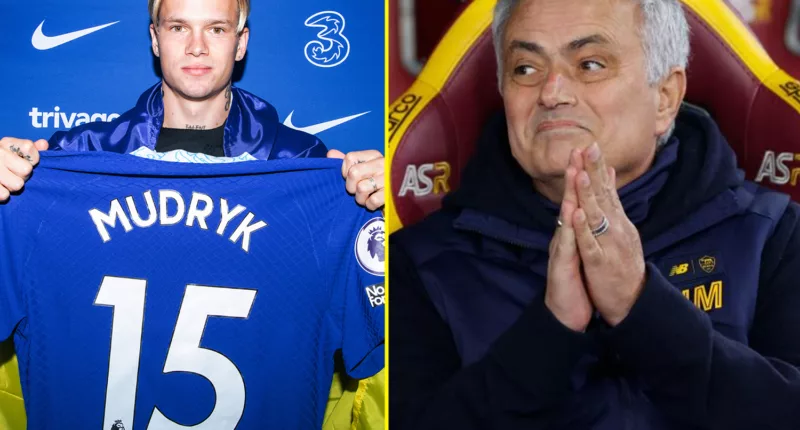 Jose Mourinho makes a small jab at Chelsea after they spent £88 million to acquire Mykhailo Mudryk