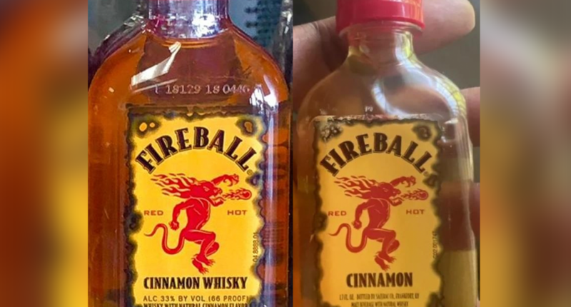 Lawsuit alleges that Fireball Cinnamon mini bottles are "misleading" because they don't contain whiskey