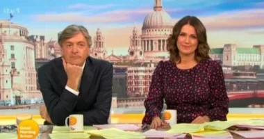 Sorry: Richard Madeley apologised for misgendering Sam Smith - who is non-binary on Monday's GMB during a debate over whether their new music video is 'over-sexualised'