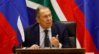 Russian foreign minister Sergei Lavrov today warned the war between Russia and the West is no longer hybrid but was 'almost a real one', as he blasted Western nations for sending billions of pounds worth of arms to Ukraine