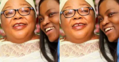 Actress Funke Akindele Weeps Uncontrollable As She Loses Mother