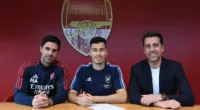 Arsenal 'finally give Gabriel Martinelli a pen' as Brazilian signs new long-term contract to dispel speculation over his future with Bukayo Saka next