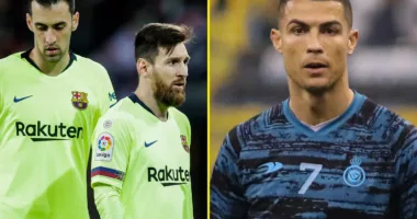 Barcelona star Sergio Busquets could link up with Cristiano Ronaldo at Al-Nassr in £16million-a-year deal having previously described his rival Lionel Messi as the ‘best in the world’