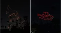 CBS Surprise L.A. Drone Light Show to Promotes Sunday's Grammys
