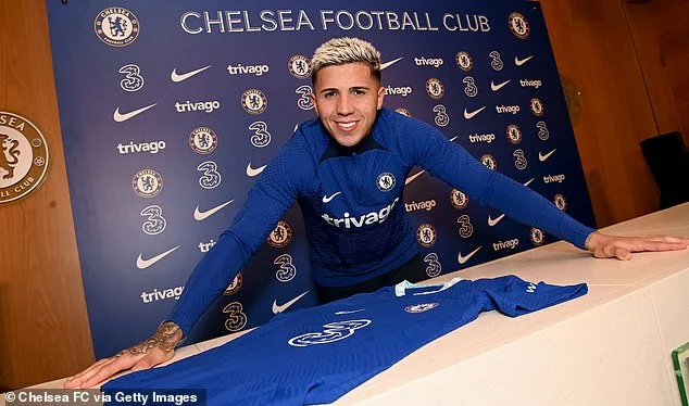 Enzo Fernandez became Chelsea's record-breaking transfer after his £107m arrival from Benfica