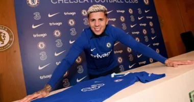 Enzo Fernandez unveiled by Chelsea! Most expensive signing in Premier League history's Blues squad number revealed