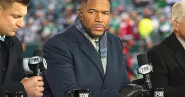 Hunky Michael Strahan shares rare throwback pic of his NFL days - and stunned fans are all saying the same thing