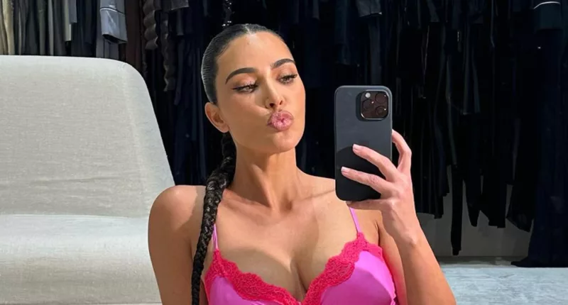 Kardashian critics blast Kim's new Skims Valentine's Day lingerie as 'cheap looking' and claim NSFW fit is 'awkward'