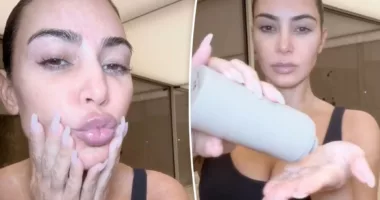 Kim Kardashian posts no-makeup TikTok set to Drake