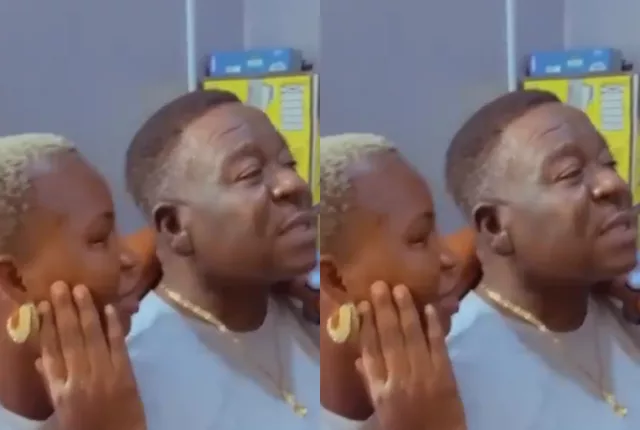 Mr Ibu and wife, Stella Maris at peace again, reconcile at the police station after 24 hours of social media dragging