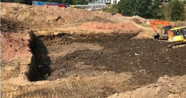The firm with a serious Japanese Knotweed outbreak was forced to bury hundreds of tonnes of infested soil deep beneath its property in Longton, Staffordshire