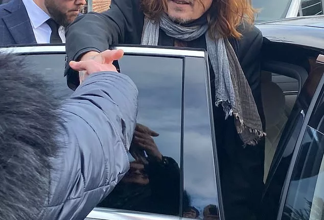 Hollywood star Johnny Depp, who was a close friend of the music legend, attended Jeff Beck's funeral this afternoon
