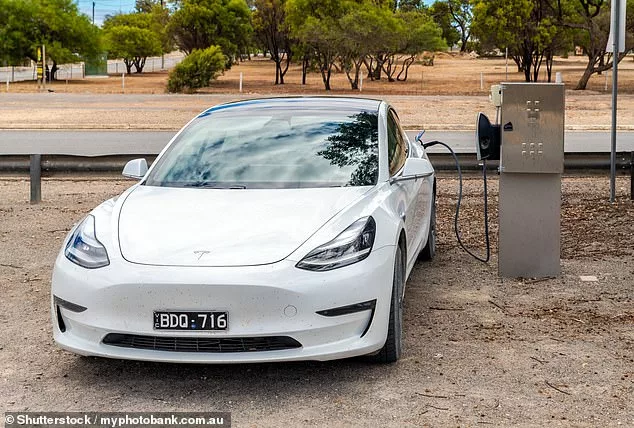 The Tesla Model 3 (pictured in South Australia