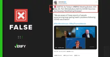 Viral clip of CDC vaccine safety director shared out of context