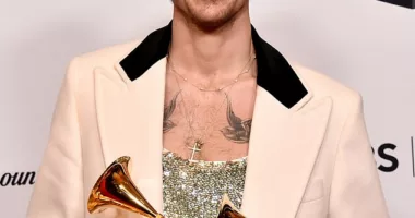 The singer (pictured at the Grammys) sparked a backlash when he said