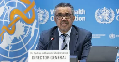 WHO director-general Tedros Adhanom Gebreyesus warned today that the world needs to prepare for a human bird flu outbreak. He is pictured above at the WHO's global health priorities in 2022