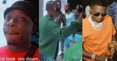 You think say you get money pass me – Man rages after being snubbed by Wizkid [Video]