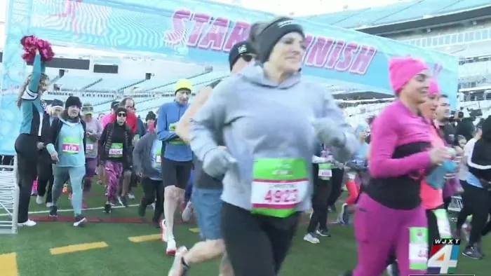 ‘Good to see people caring about each other’: Donna Marathon weekend combines running events with fight against breast cancer