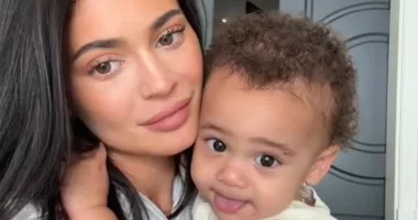 Aire Webster, 1, makes rare appearance in mom Kylie Jenner's new TikTok as fans gush tot is 'so freaking cute'