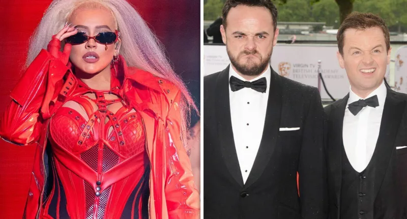 Ant and Dec slam Christina Aguilera over ‘bad interview’ as she wouldn't remove sunglasses