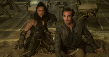Chris Pine and Michelle Rodriguez in Dungeons & Dragons: Honor Among Thieves
