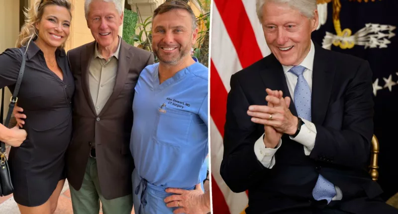 Bill Clinton has chance meeting with one of his lifesaving surgeons