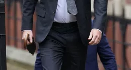 Prince Harry arrives at the High Court yesterday