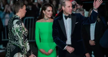 Kate Middleton and Prince William attend the Earthshot Prize awards ceremony.