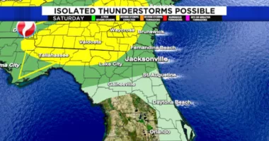 Isolated Severe Thunderstorms possible for afternoon, evening