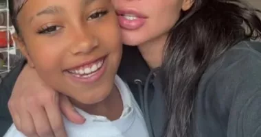 Time for business: Kim Kardashian's daughter, North West, 9, is preparing to enter the business world after her mother recently filed four trademarks for the nine-year-old earlier this month, according to the The U.S. Sun