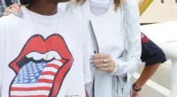 Mystery man: Kylie placed a reassuring arm on the shoulder of her male friend at the Hard Rock Hotel in Palm Springs  on Saturday