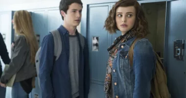 Dylan Minette and Katherine Langford as Clay and Hannah in 13 Reasons Why