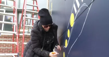 New mural being painted at ETSU by renowned illustrator