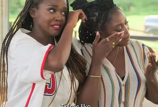 Emotional: Oti and Motsi Mabuse broke down in tears as they were finally told information about their grandfather following a DNA test